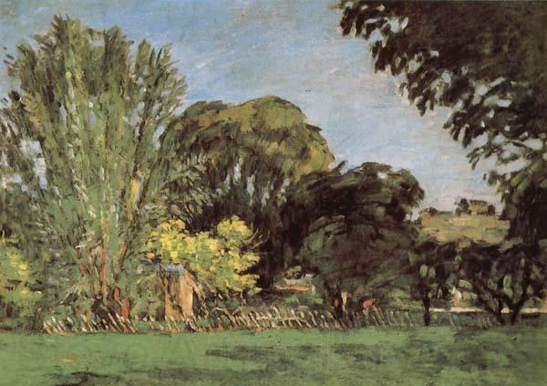 Paul Cezanne Trees in the Jas de Bouffan Germany oil painting art
